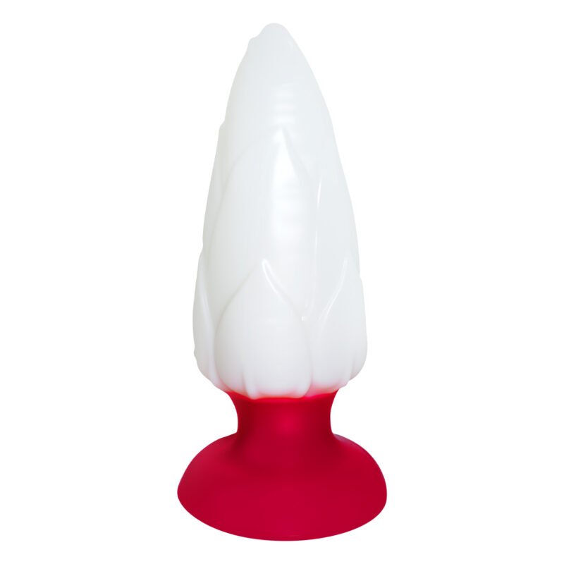 CLIMAGOHI Lotus Desire Silicone Plug – Sensual Tapered Shape with Suction Base, Solo Pleasure Companion for Women. ZY-SC11007